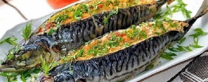 Makrill bakad i folie i ugnen - 10 läckra och snabba recept med foton steg för steg
