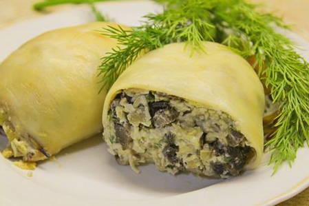 Fyllda bläckfisk