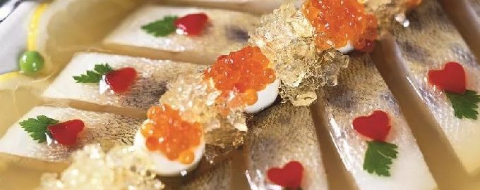 Fiskaspik med gelatin
