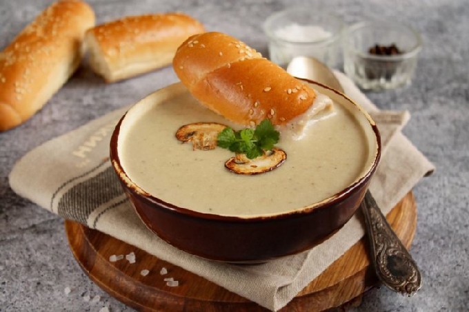 Sopa de xampinyons