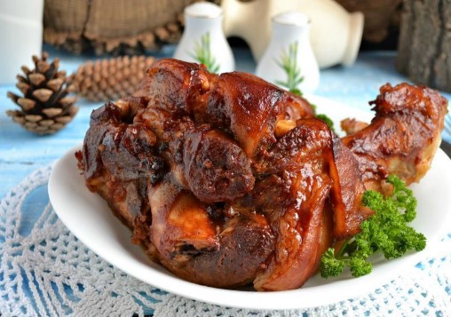 Thịt lợn nướng trong lò