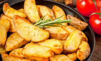 Khoai tây kiểu đồng quê trong lò