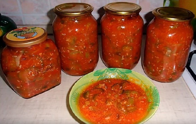 Lecho dưa chuột cho mùa đông