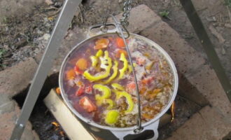 Mantingueu el plat al foc fins que les patates estiguin a punt. Ajusteu la sal i les espècies al gust. Al final, afegiu les herbes fresques picades.