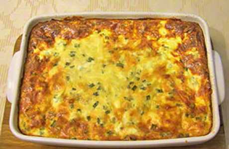 Patates amb carn picada al forn