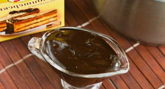 Chocoladeglazuur voor taart