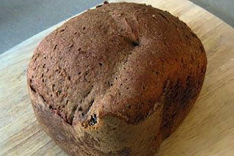 Brood in een broodmachine
