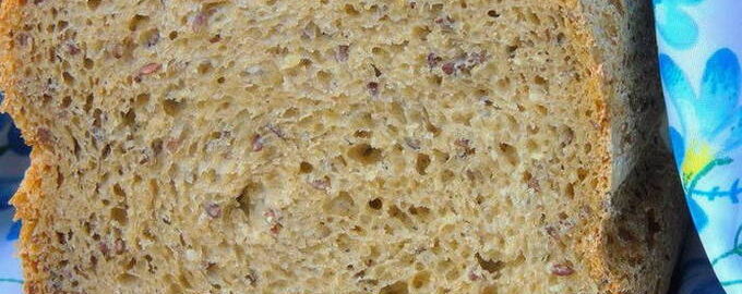 Brood in een broodmachine