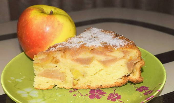 Almás pite a sütőben