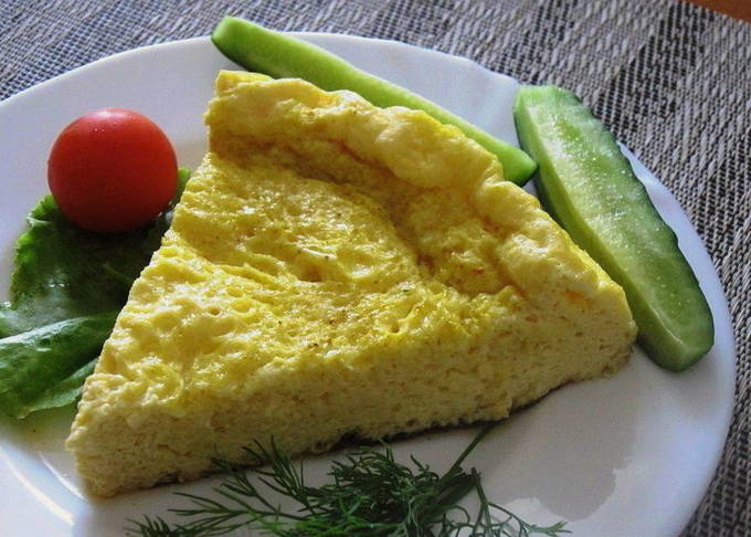 Gestoomde omelet