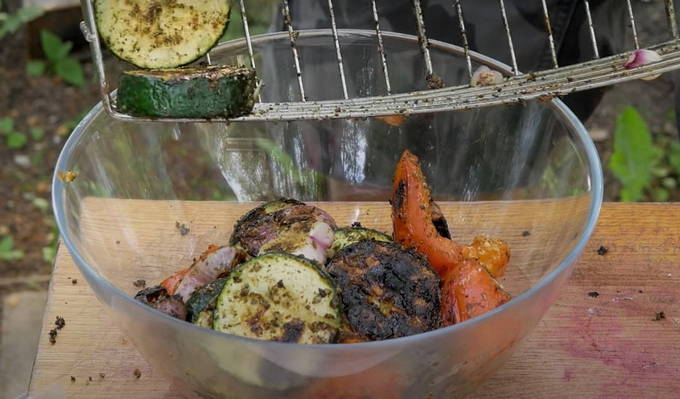 Grönsaker på grillen