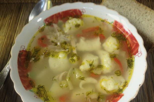 Soep met dumplings