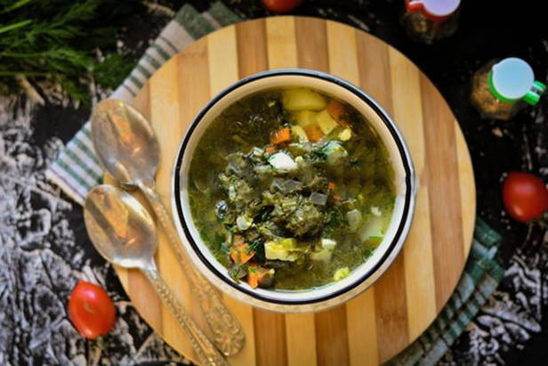 Sopa de col de sorrel