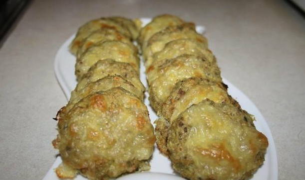Viskoteletten in de oven