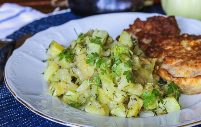 Groentenstoofpotje met courgette