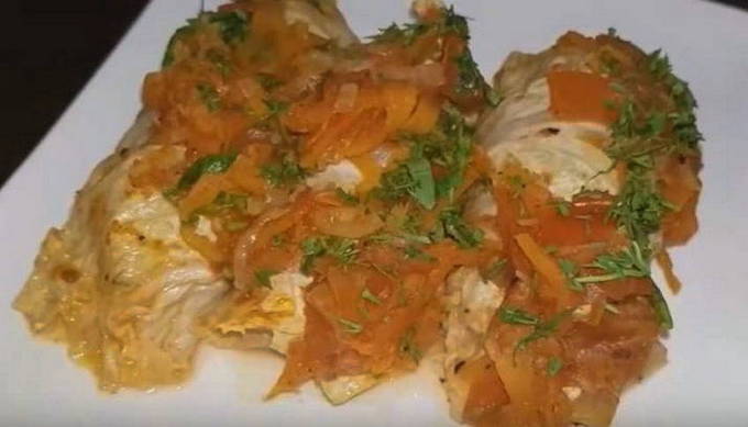 Koolrolletjes met gehakt en rijst