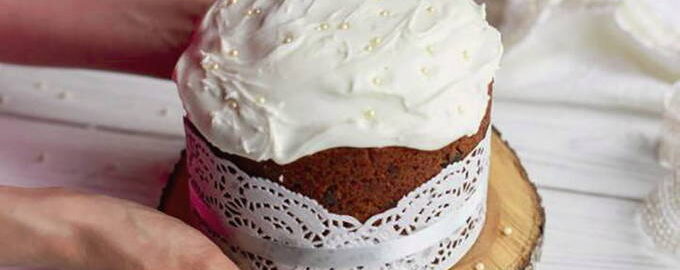 Frosting per al pastís de Pasqua