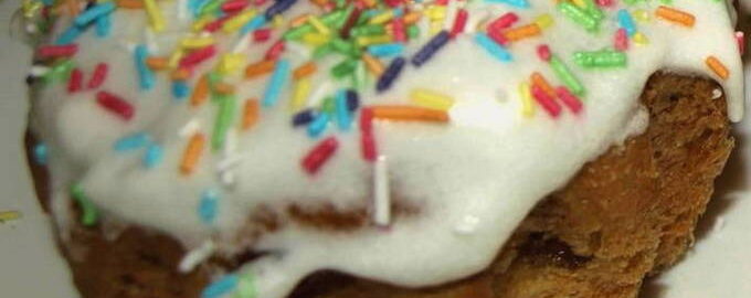 Pastís de Pasqua sobre massa