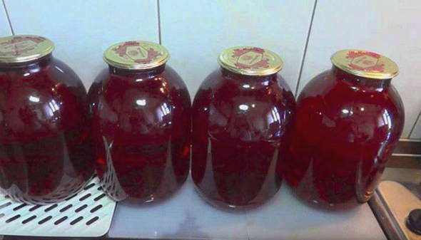 Kersencompote voor de winter