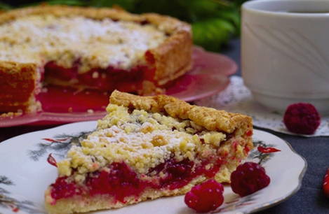 Raspberry pie sa oven
