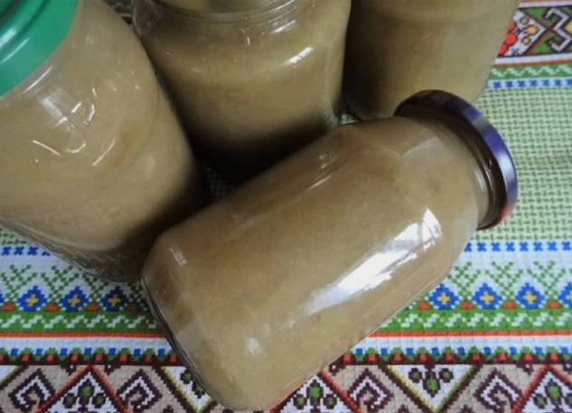 Compota de poma sense sucre per a l'hivern