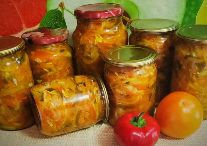 Salată clasică Donskoy pentru iarnă