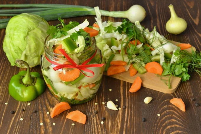 Herfstsalade voor de winter