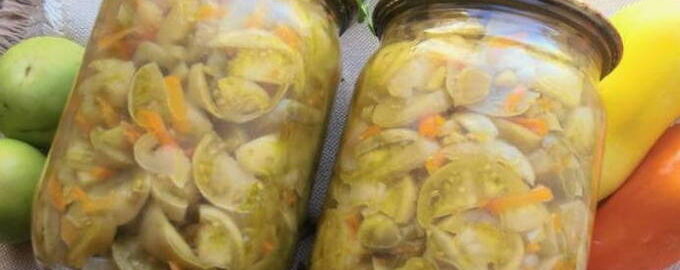 Salata de rosii verzi pentru iarna