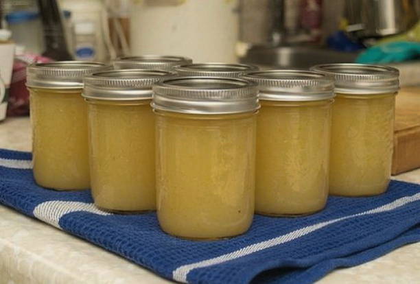 Pear puree para sa taglamig