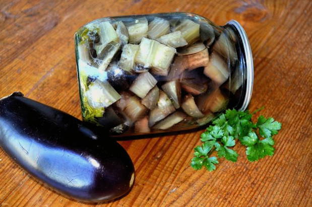 Aubergines zijn als paddenstoelen voor de winter
