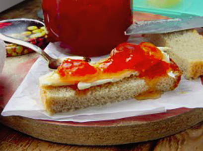 Cherry plum jam para sa taglamig