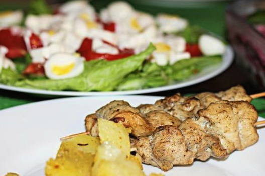 เคบับไก่ในเตาอบ