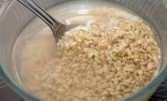 Ibuhos muli ang cereal na may isang bagong bahagi ng tubig na kumukulo - sa oras na ito sa dami ng 2 baso.