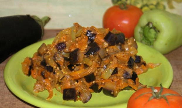 Stuvad aubergine