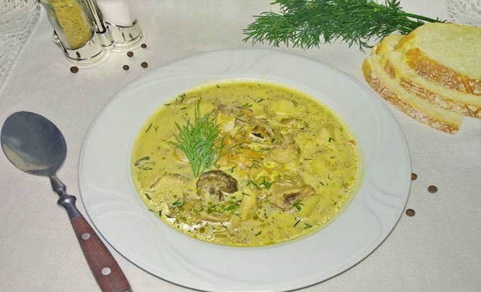 Porcini svampsoppa