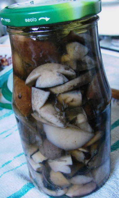 Boletus ngâm cho mùa đông