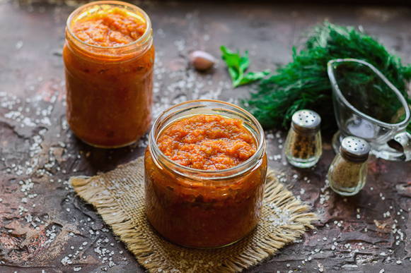Zucchini caviar sa isang blender