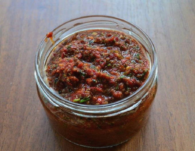 Abkhazian adjika cho mùa đông