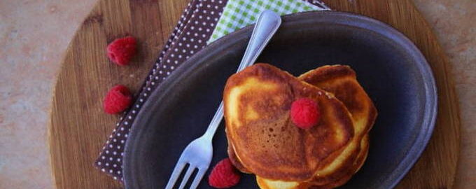 Pancakes de llet sense llevat