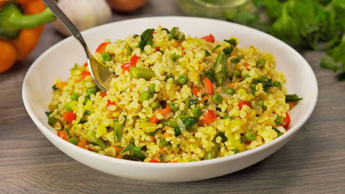Bulgur med grönsaker