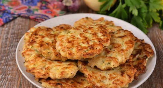Pancakes de pollastre