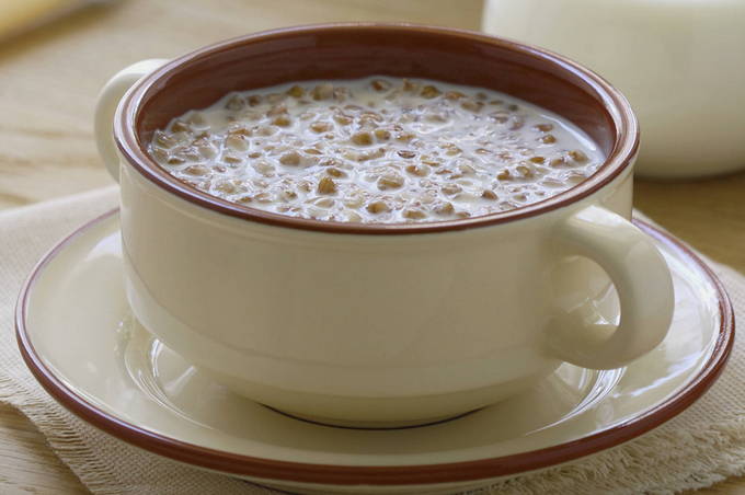 โจ๊กบัควีทกับนม