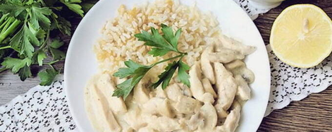 Fricassea clàssica de pollastre
