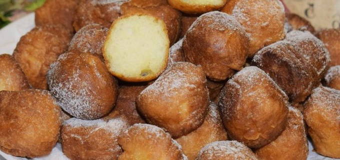 Wrongelballetjes gebakken in olie