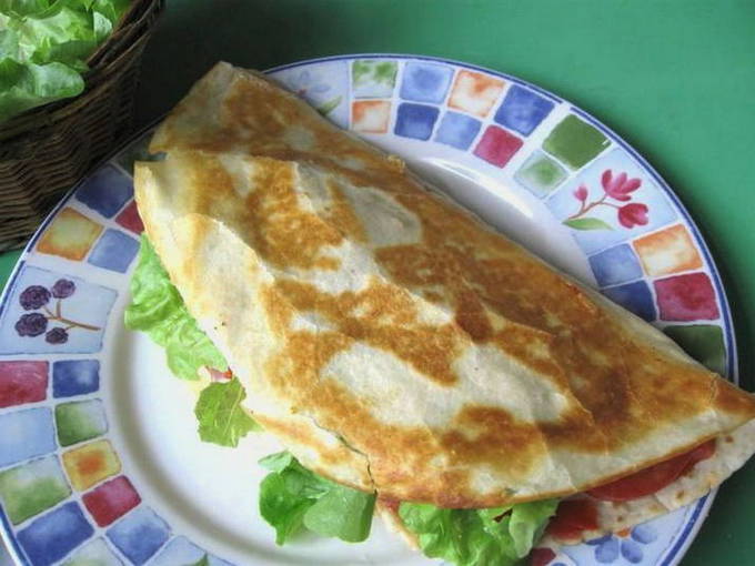 Tortilla met vulling