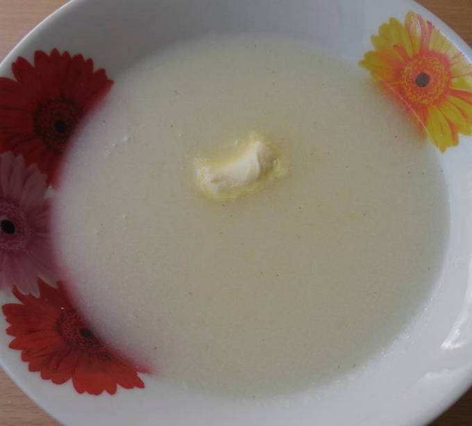 Semulagröt på vatten