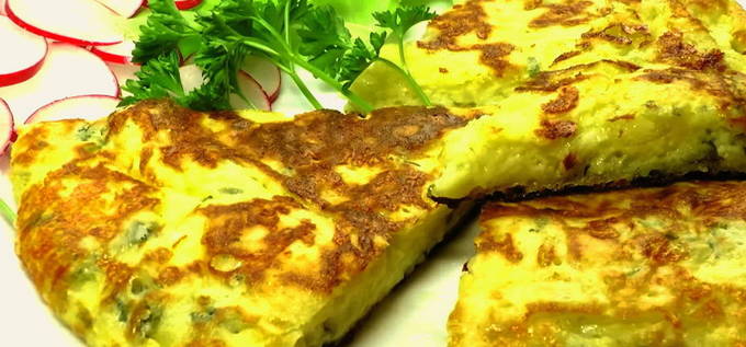Khachapuri in een koekenpan