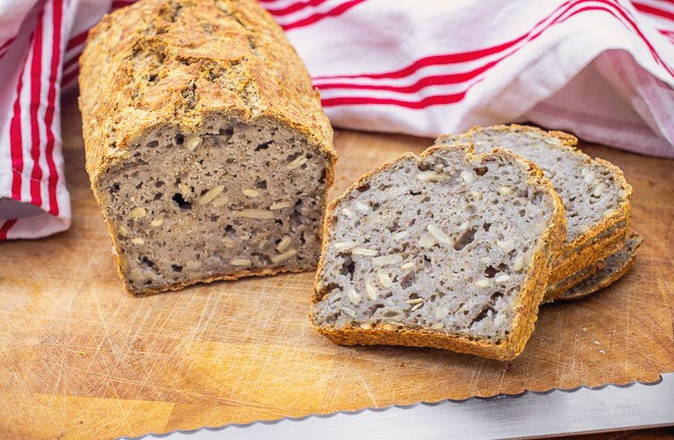 Groen boekweitbrood