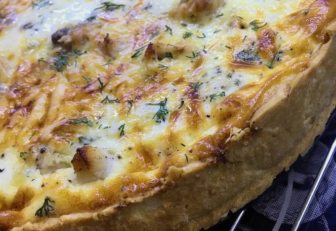 Quiche cu pui