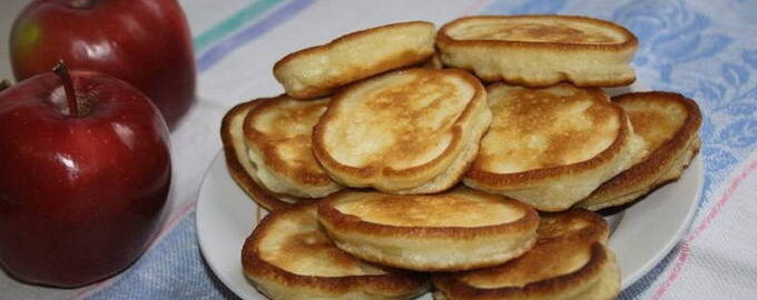 Kefirpannenkoekjes met appels